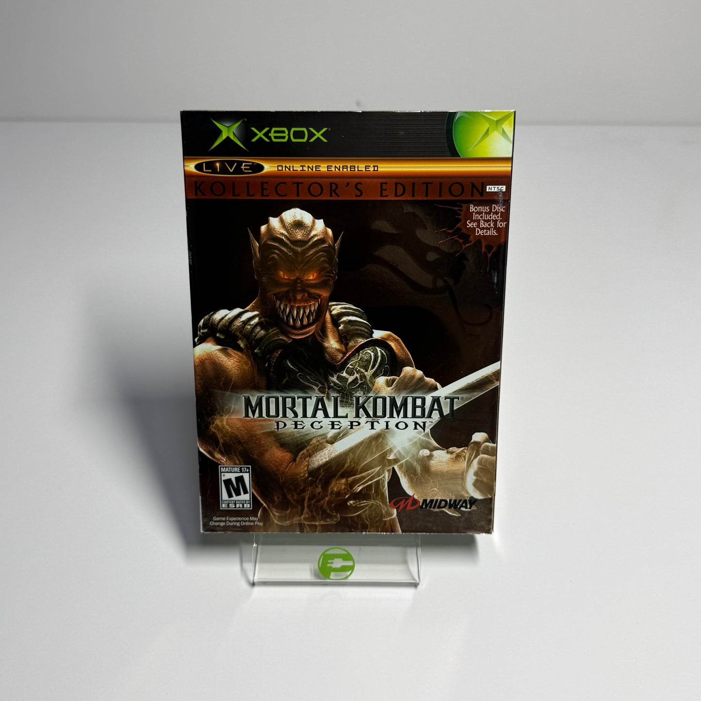 Mortal Kombat: Deception [Kollector's Edition: Baraka Version] (Xbox, 2004)