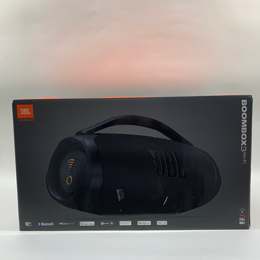 JBL Boombox 3 Wi-Fi Portable Waterproof Bluetooth Speaker Black JBLBB3WIFIBCSTCO