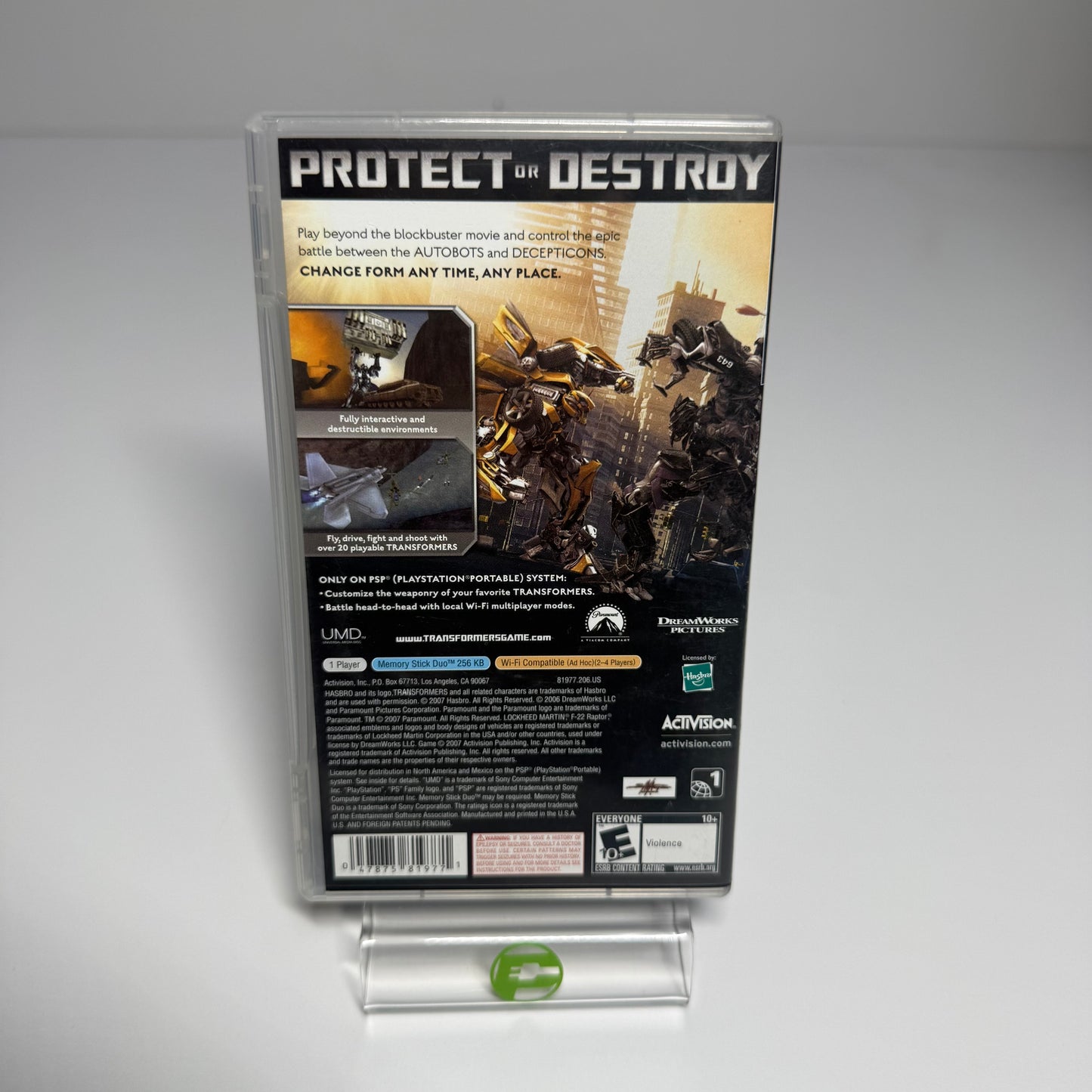 Transformers: The Game (Sony PlayStation Portable PSP, 2007)