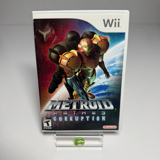 Metroid Prime 3 Corruption (Nintendo Wii, 2007)