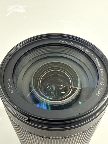 Canon RF  Wide Angle Telephoto Zoom 24-240mm f/4-6.3 IS USM Auto & Manual Lens