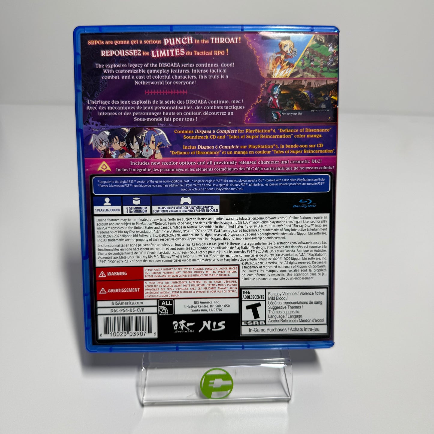 Disgaea 6 Complete [Deluxe Edition] (Sony PlayStation 4 PS4, 2022)