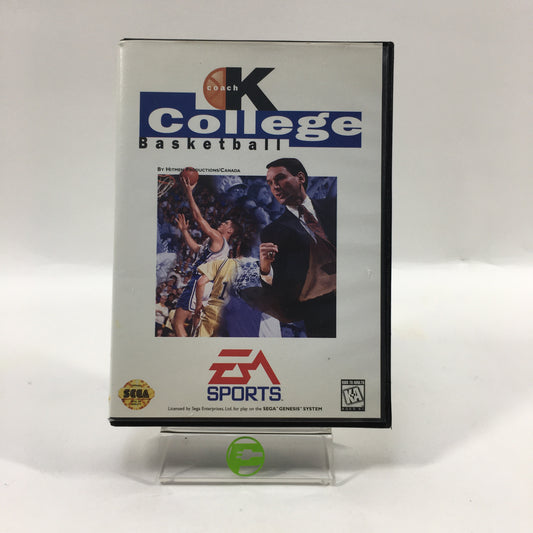 Coach K College Basketball (Sega Genesis, 1994)