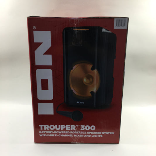 ION TROUPER 300 Portable Bluetooth Speaker Black IPA118C