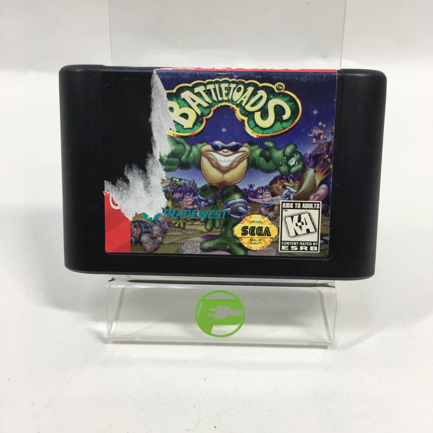 Battletoads (Sega Genesis, 1990) Cartridge Only
