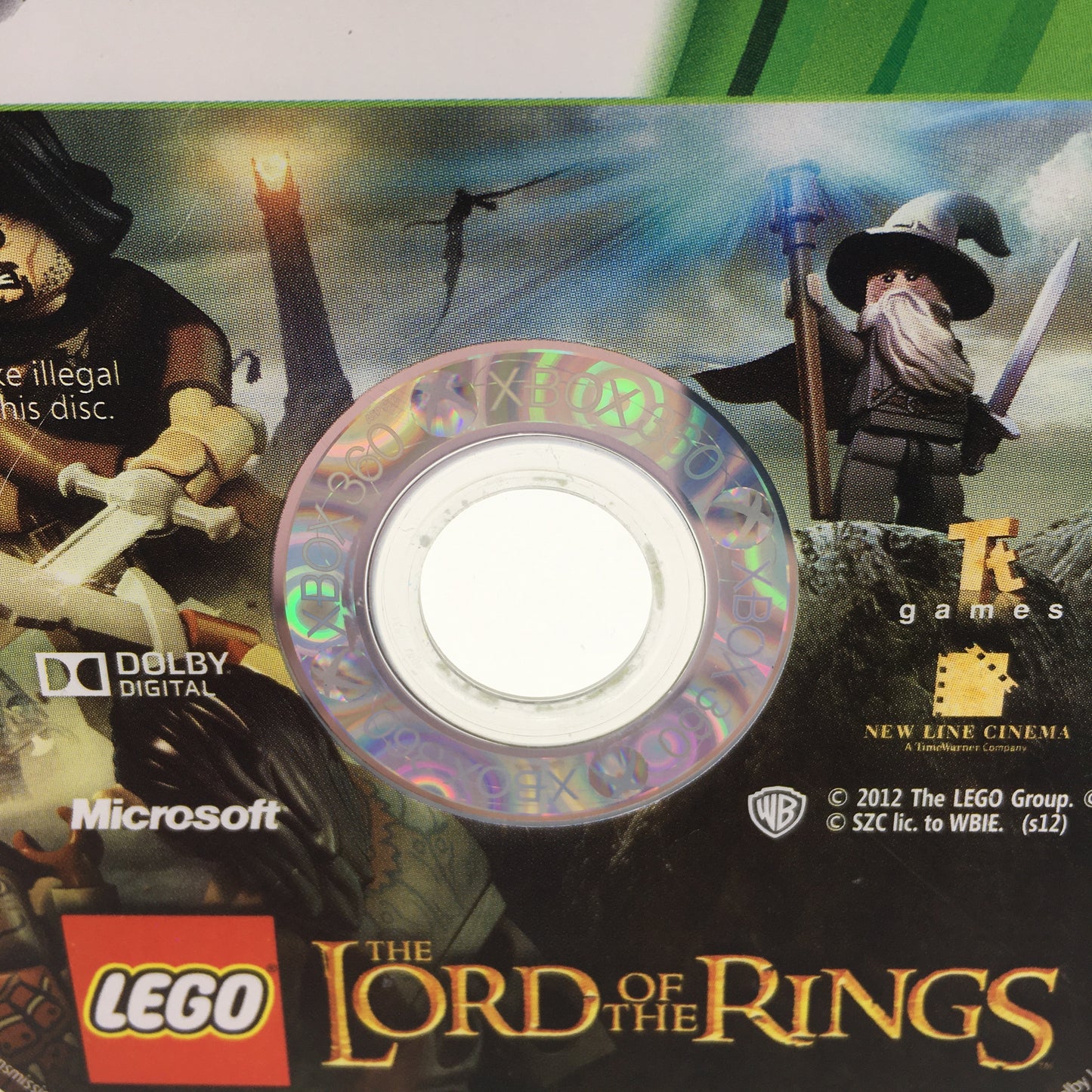 LEGO Lord Of The Rings (Microsoft Xbox 360, 2012)