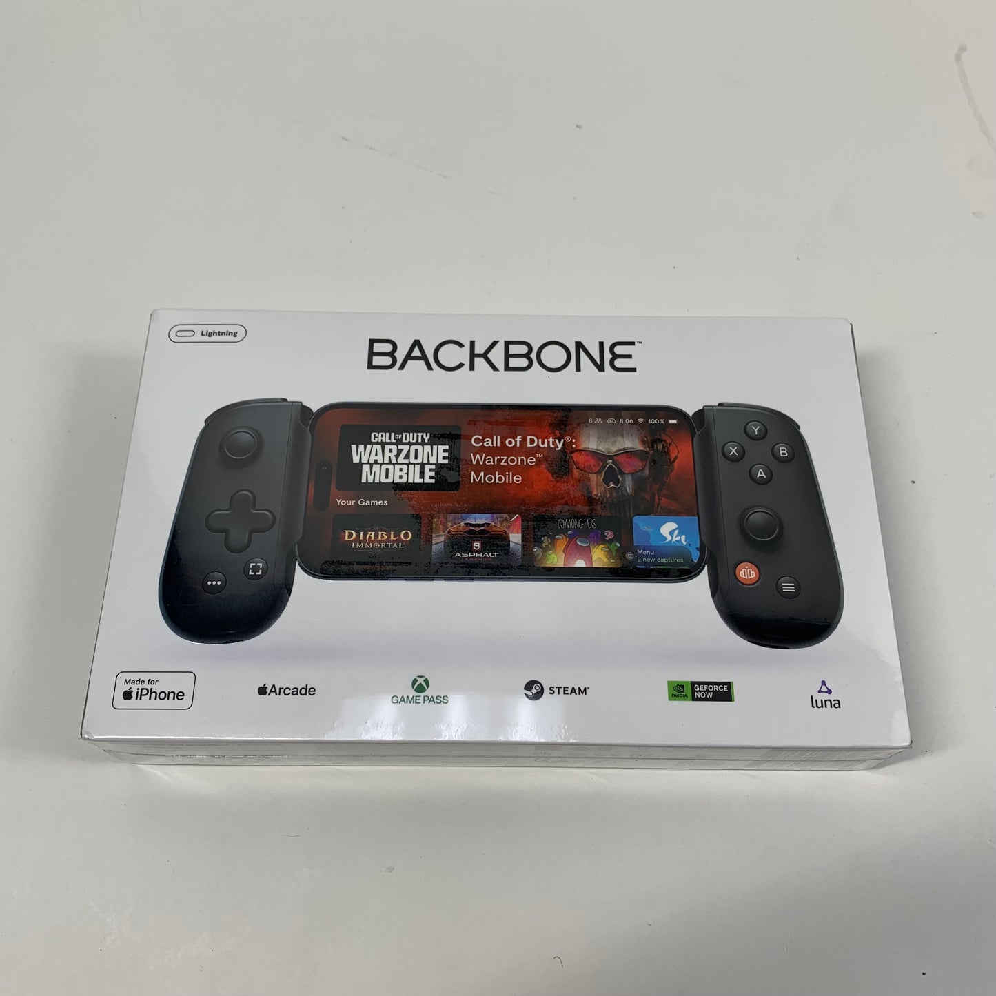 New Backbone One 2nd Generation Mobile Gaming Controller BB-02-P-BR