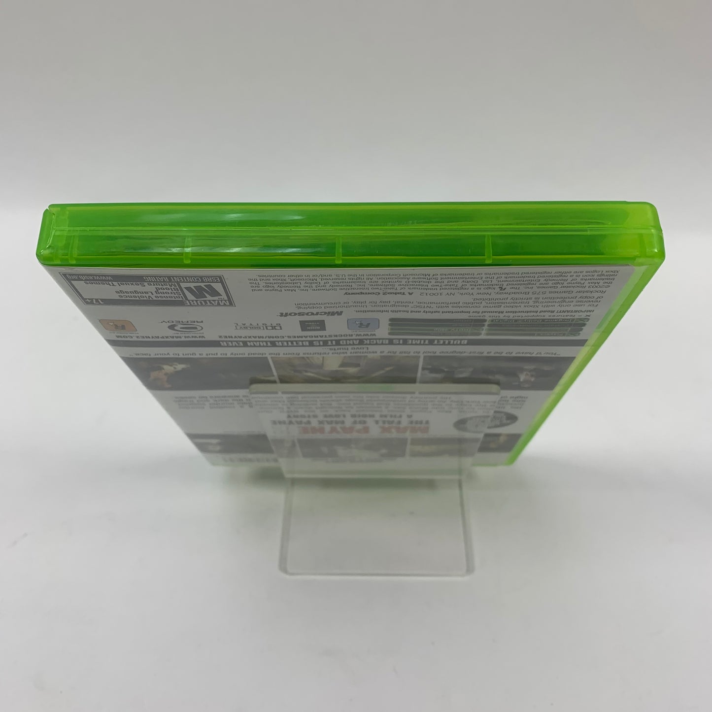 Max Payne 2 Fall of Max Payne (Microsoft Xbox, 2003)