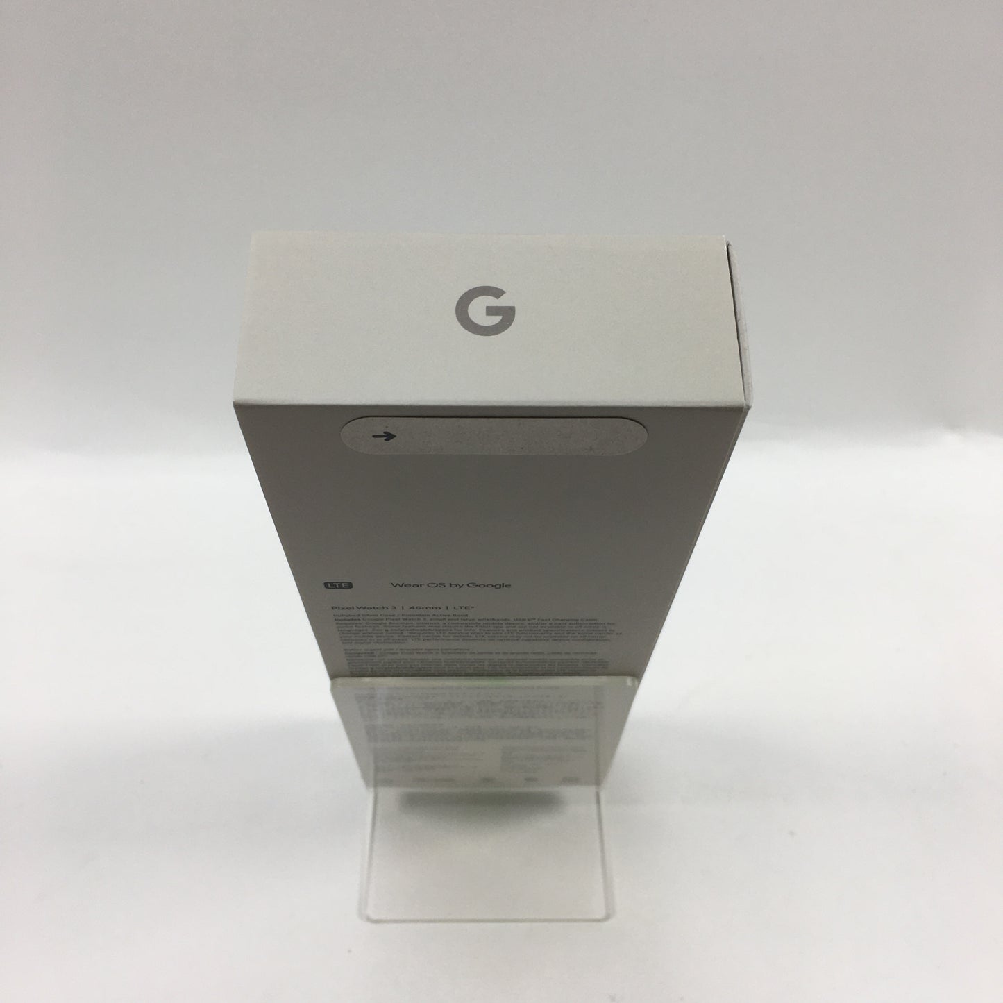 New Google Pixel Watch 3 45mm Polished Silver Activity Tracker Porcelain Active Band GA05283-US