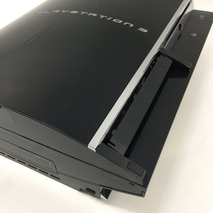 Sony PlayStation 3 Fat PS3 60GB Black Console Gaming System CECHA01