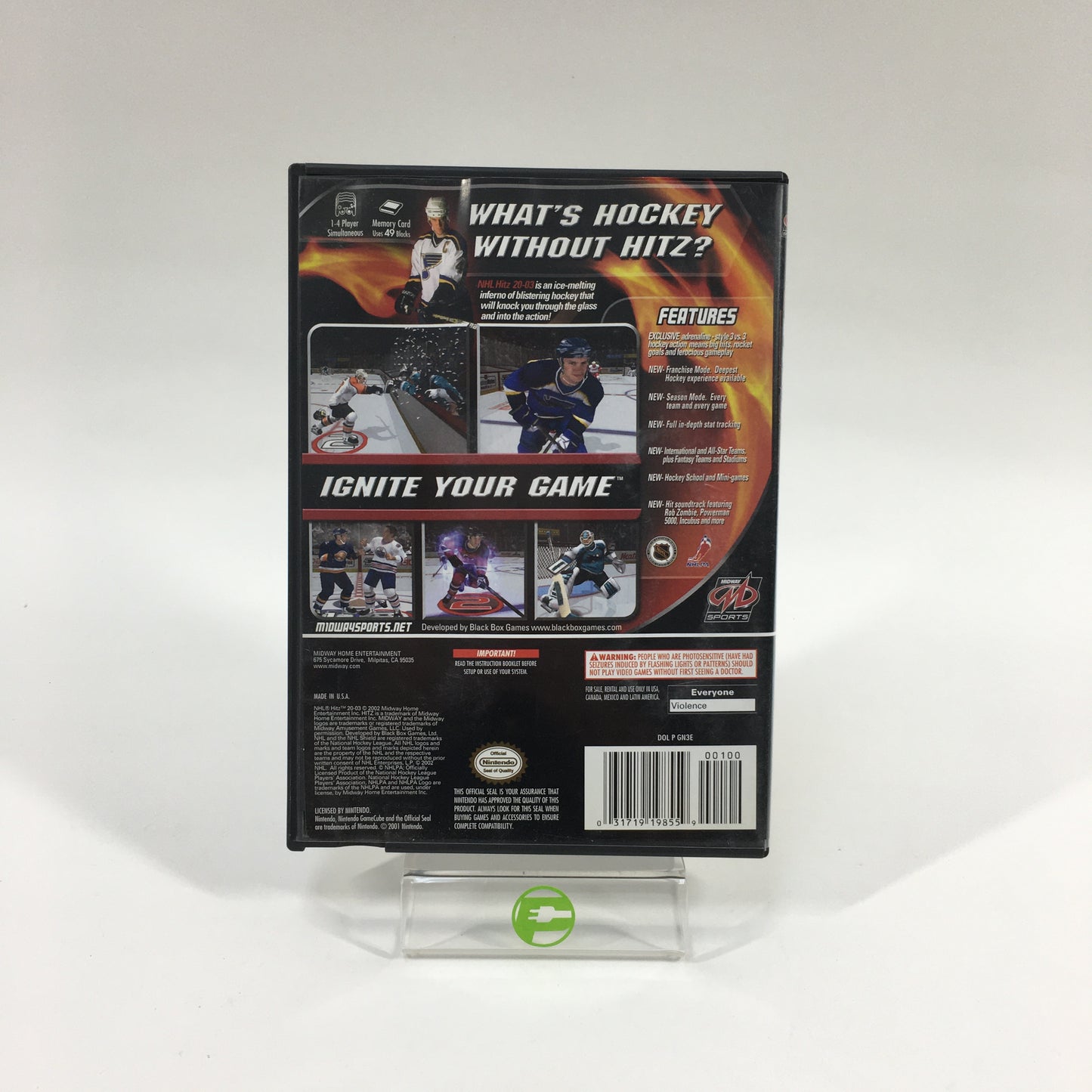 NHL Hitz 2003 (Nintendo GameCube, 2002)