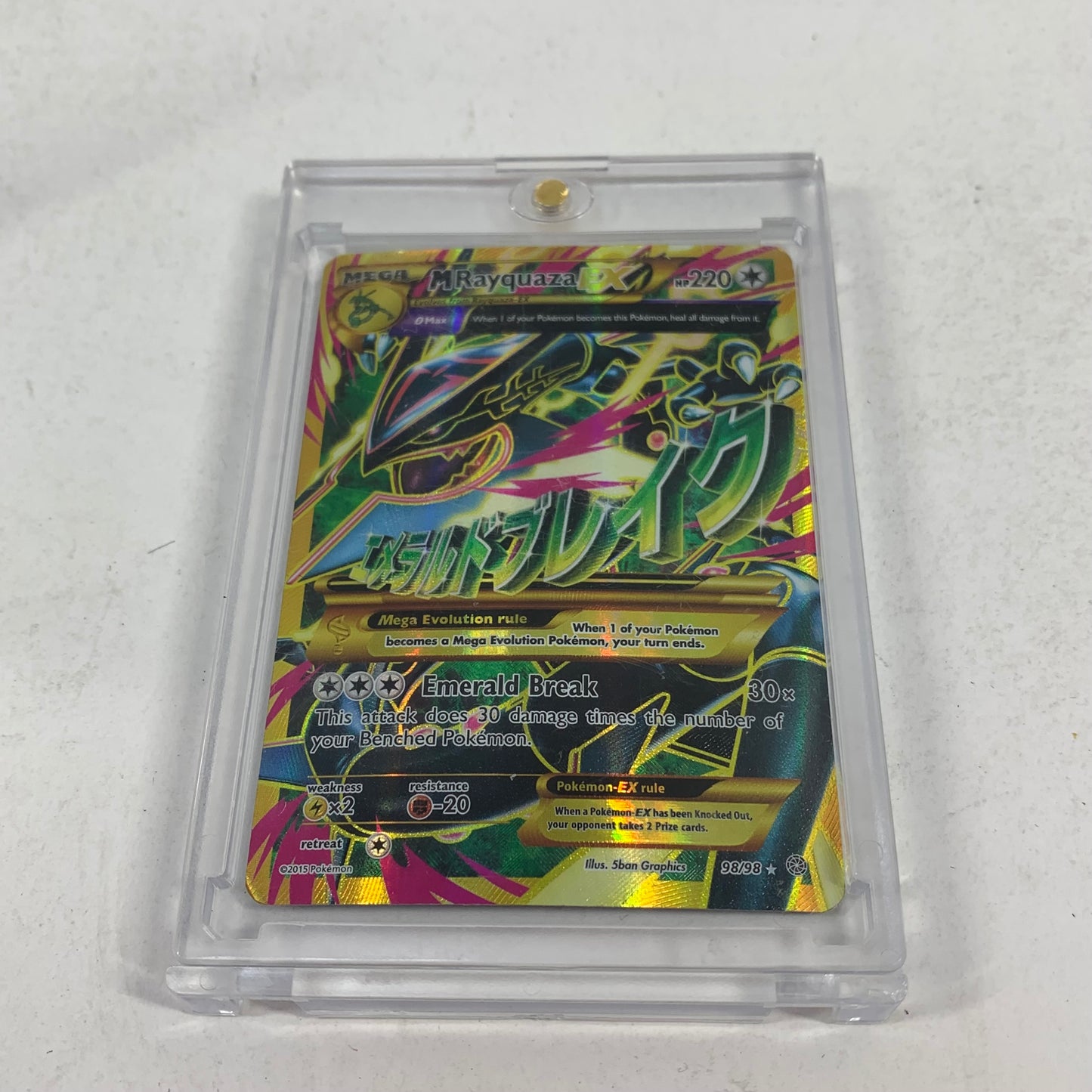 Pokémon TCG XY Ancient Origins MRayquaza EX 98/98 English