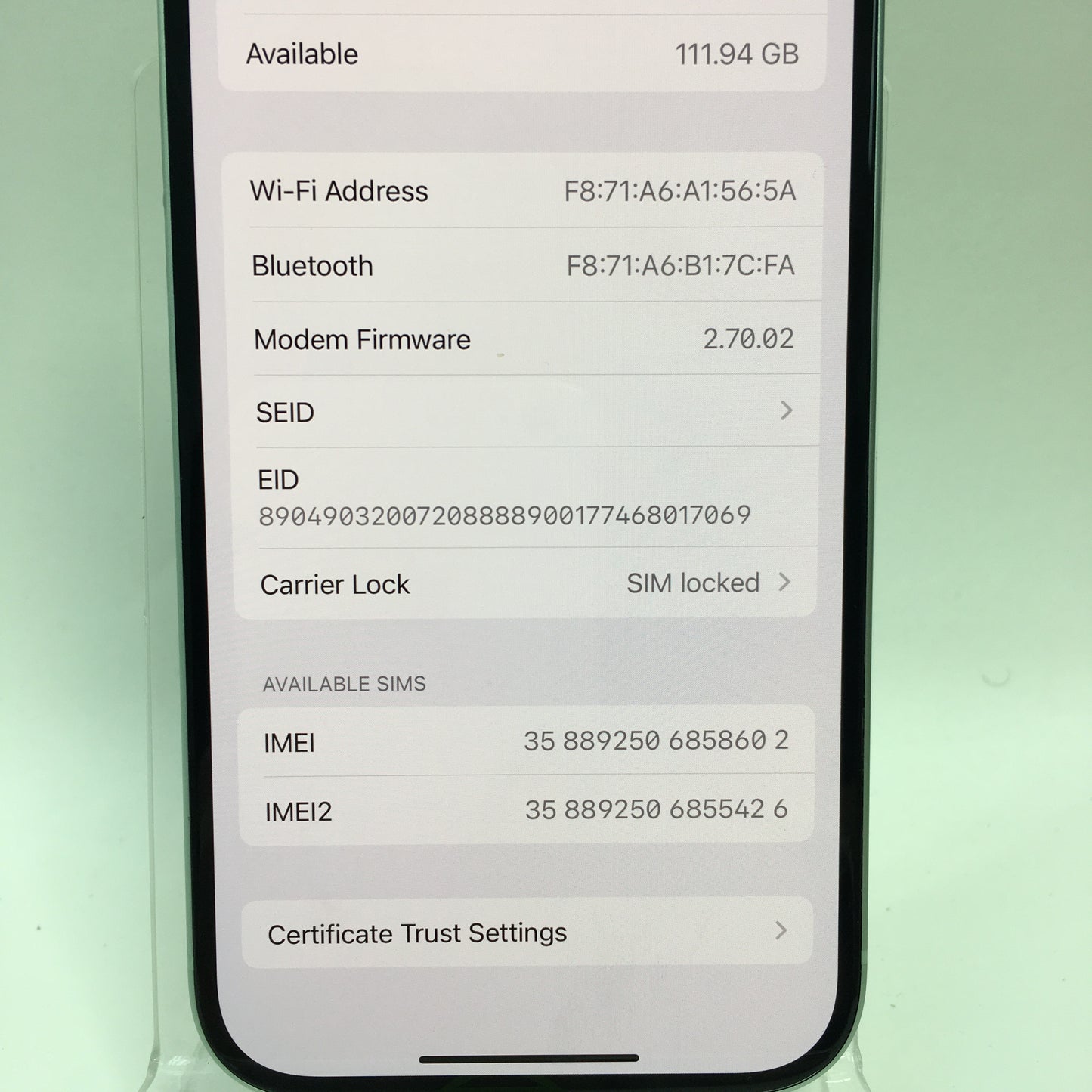 T-Mobile Apple iPhone 15 128GB Green MTM23LL/A