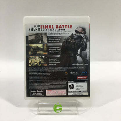 Metal Gear Solid 4 Guns of the Patriots [Not for Resale] (Sony PlayStation 3 200