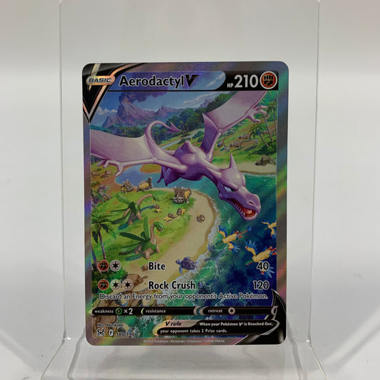 Pokémon TCG Sword & Shield - Lost Origin Aerodactyl V 180/196 Holo Textured
