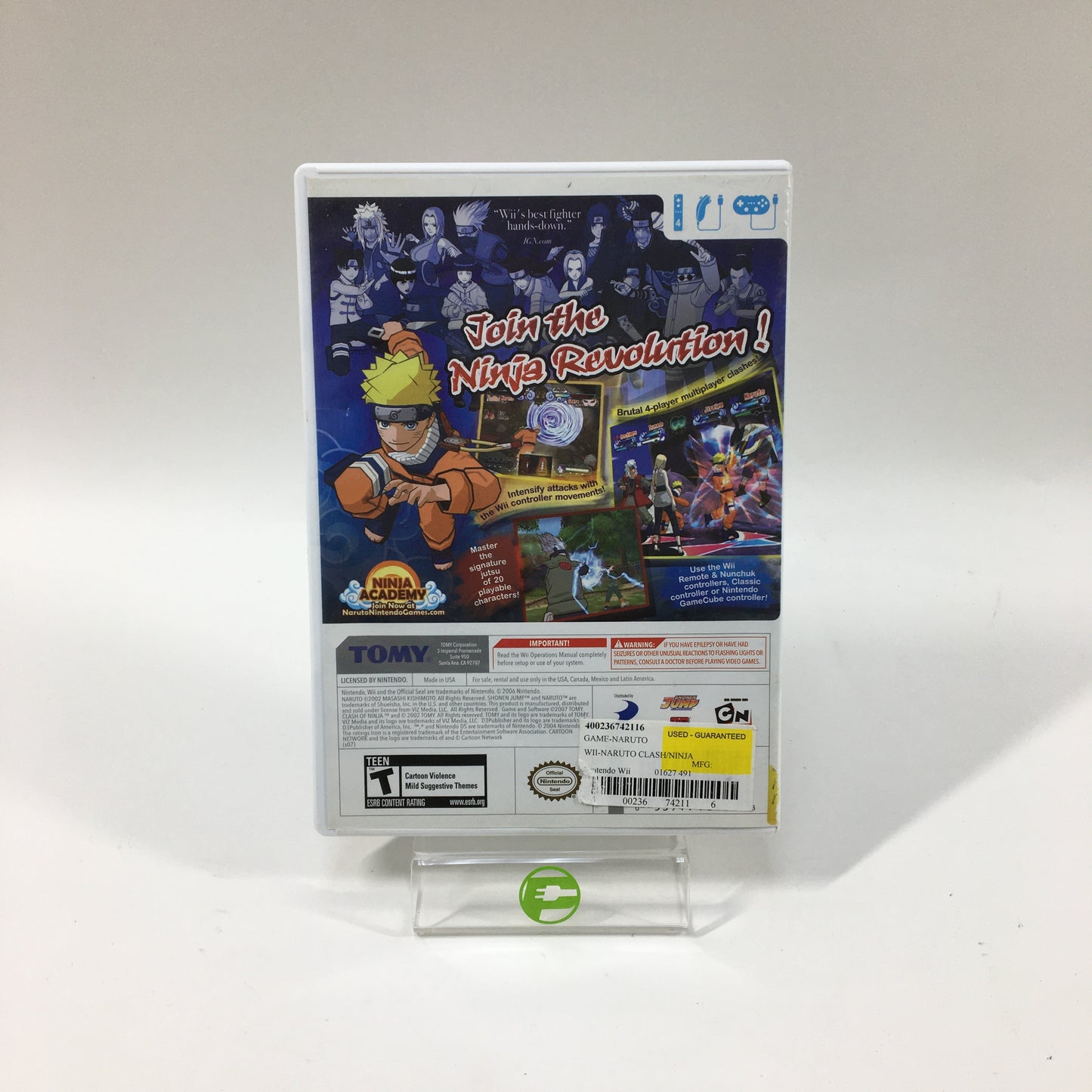 Naruto Clash of Ninja Revolution (Nintendo Wii, 2007)