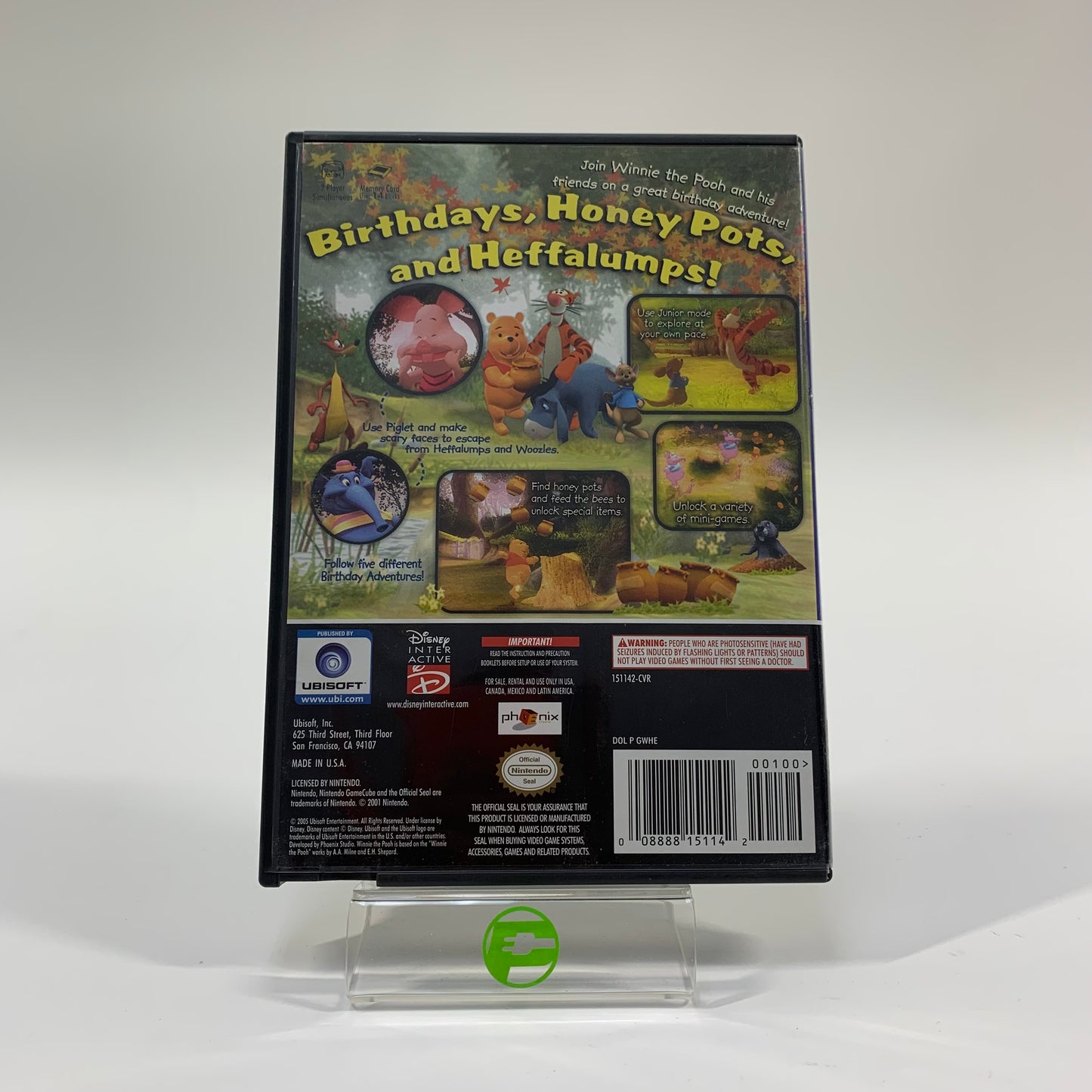 Winnie the Pooh Rumbly Tumbly Adventure (Nintendo GameCube, 2005)
