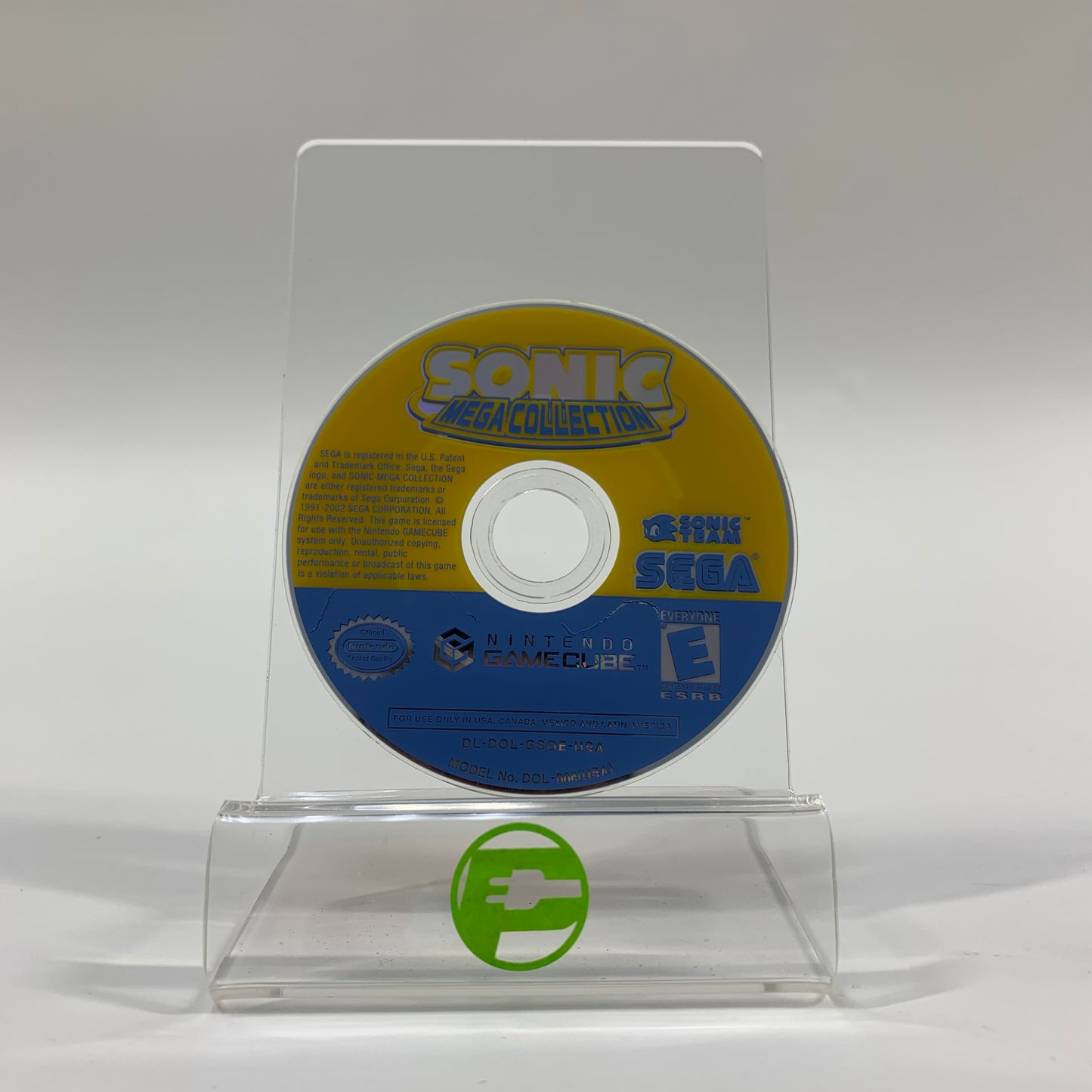 Sonic Mega Collection (Nintendo GameCube, 2002) Disc Only
