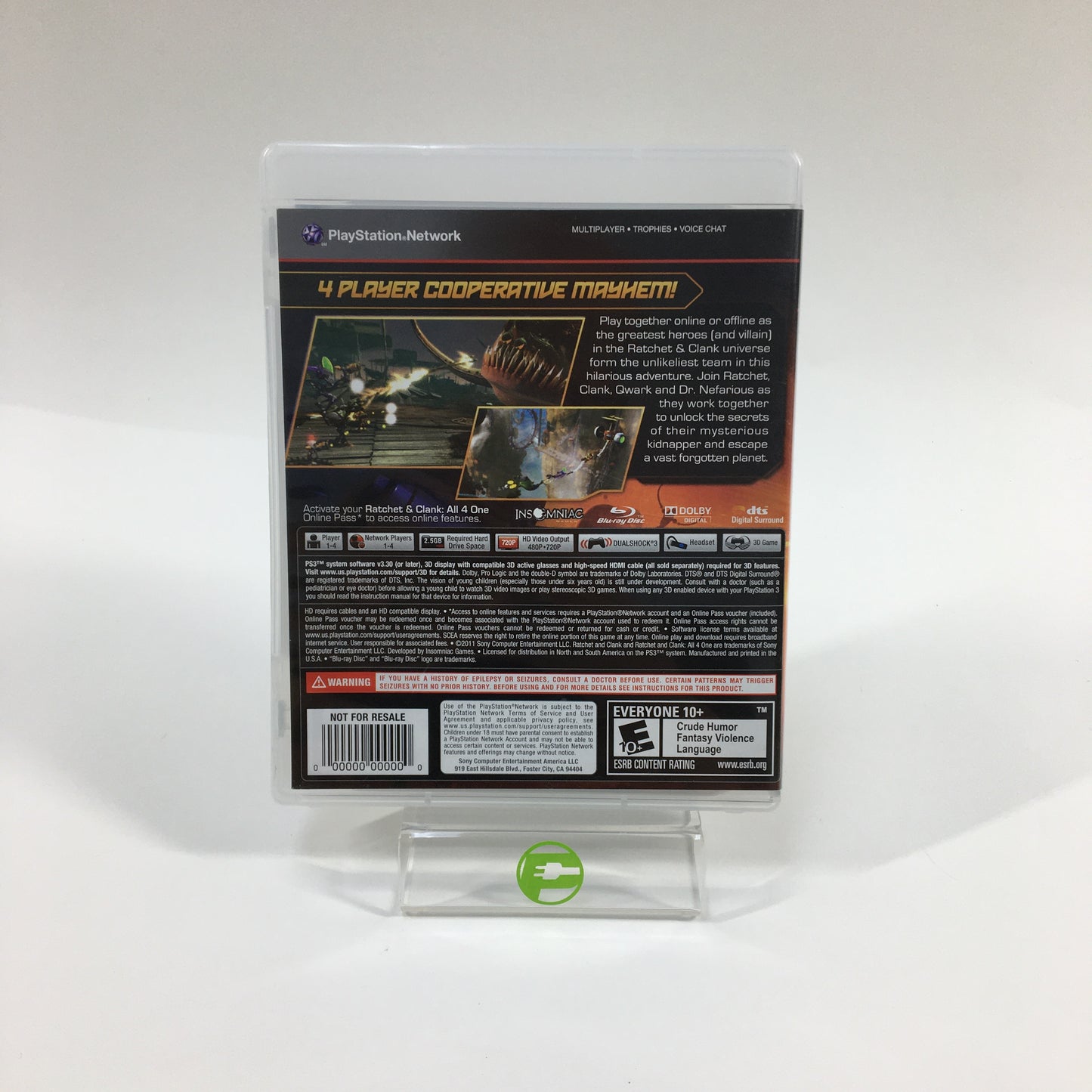 Ratchet & Clank: All 4 One (Sony PlayStation 3 PS3, 2011)