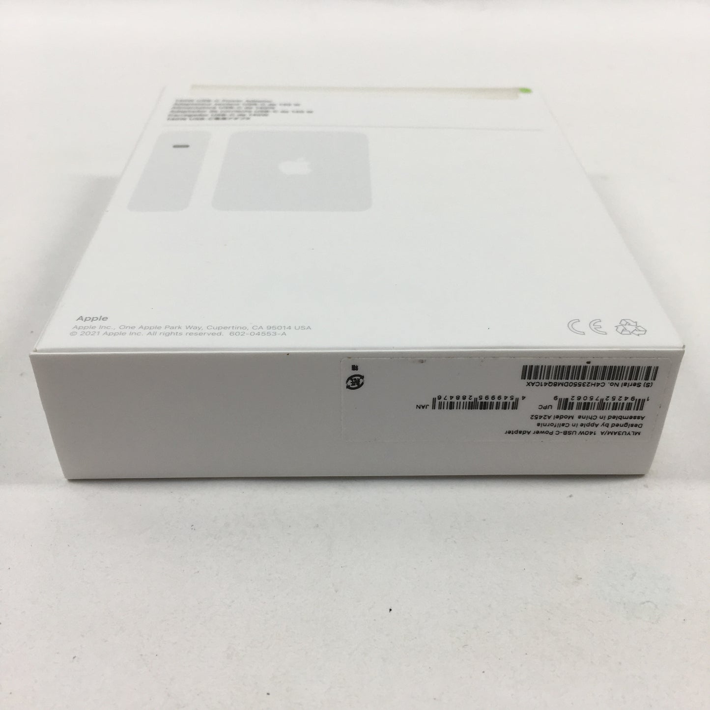 New Apple 140W Power Adapter White