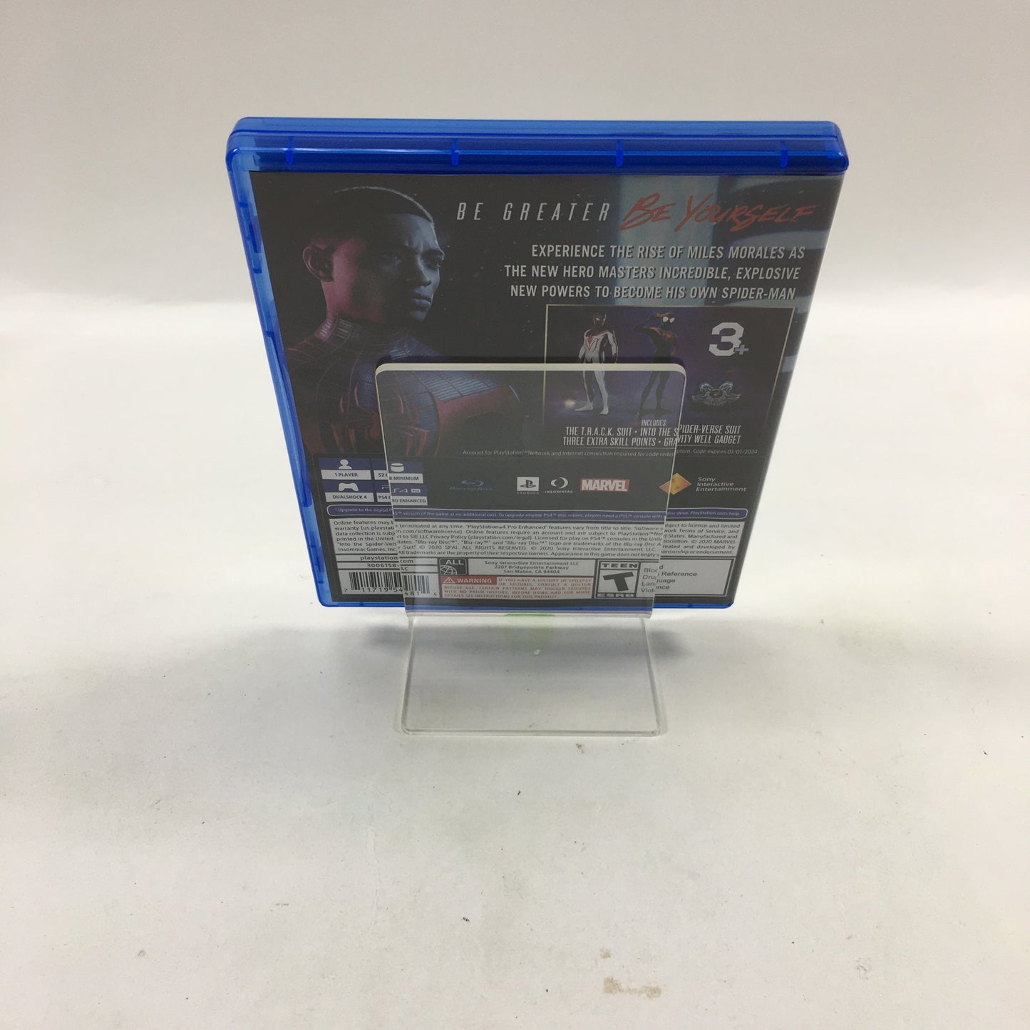 Marvel Spiderman: Miles Morales [Launch Edition] (Sony PlayStation 4 PS4, 2020)