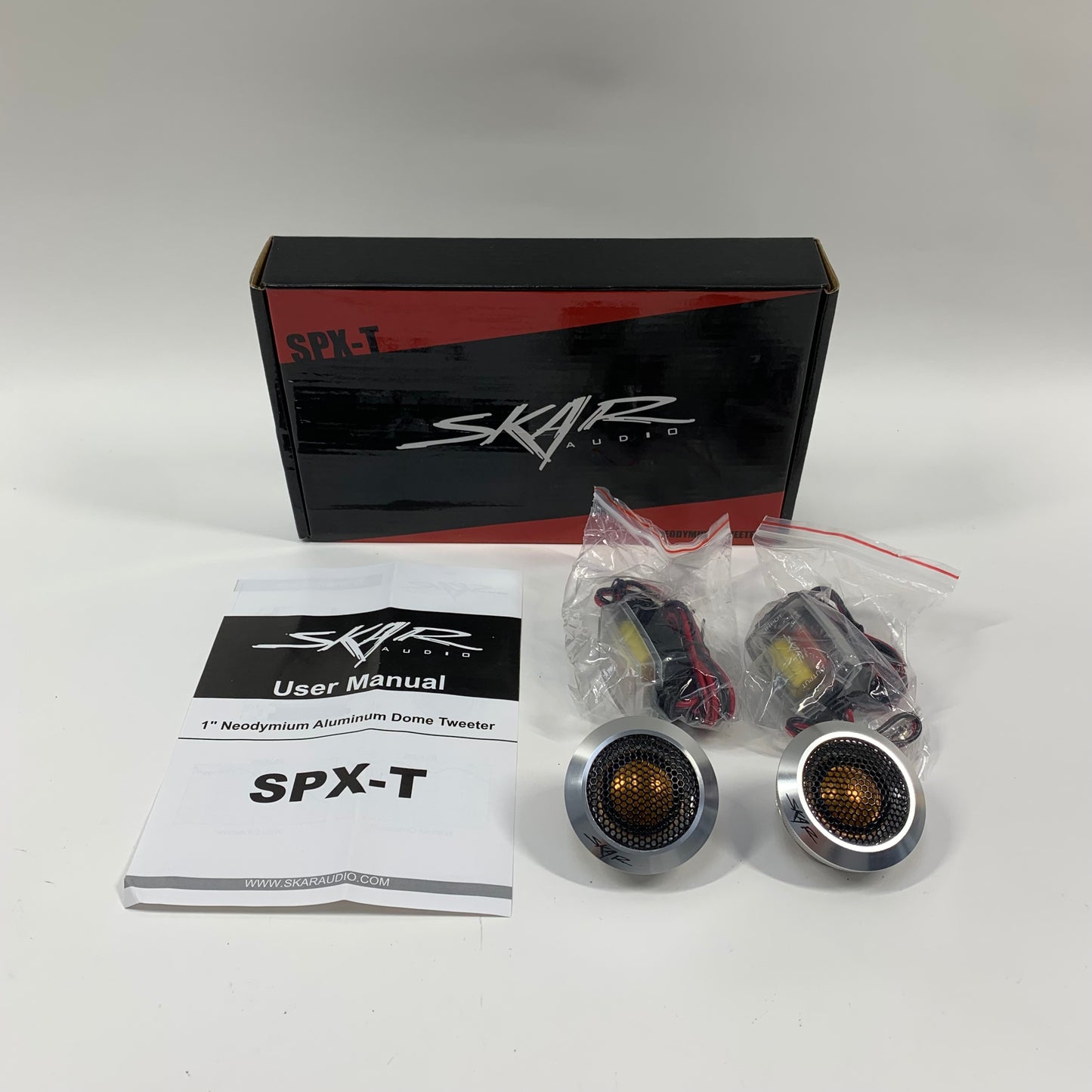 SKAR Audio SPX-T Component Tweeter Silver SPX-T