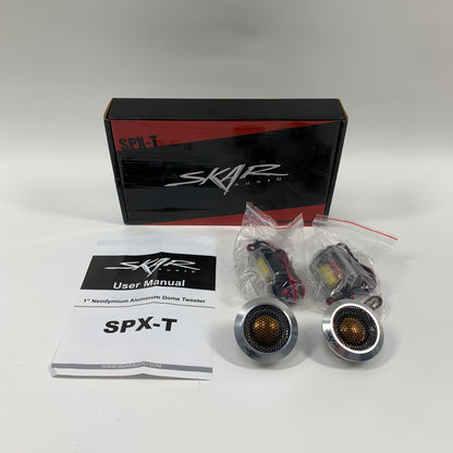 SKAR Audio SPX-T Component Tweeter Silver SPX-T