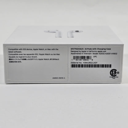 Apple AirPods 2nd Gen with Charging Case A2031 A2032 A1602 MV7N2AM/A