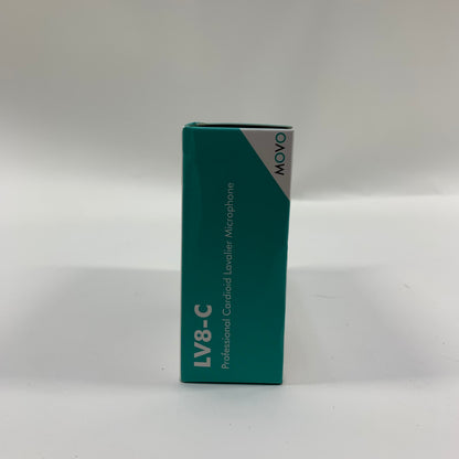 New MOVO Professional Cardioid 35 Hz to 18 kHz Lavalier Microphone LV8-C