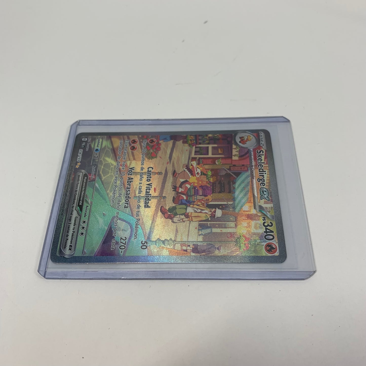 Pokémon TCG Scarlet & Violet - Paldea Evolved Skeledirge ex 258/193 Spanish