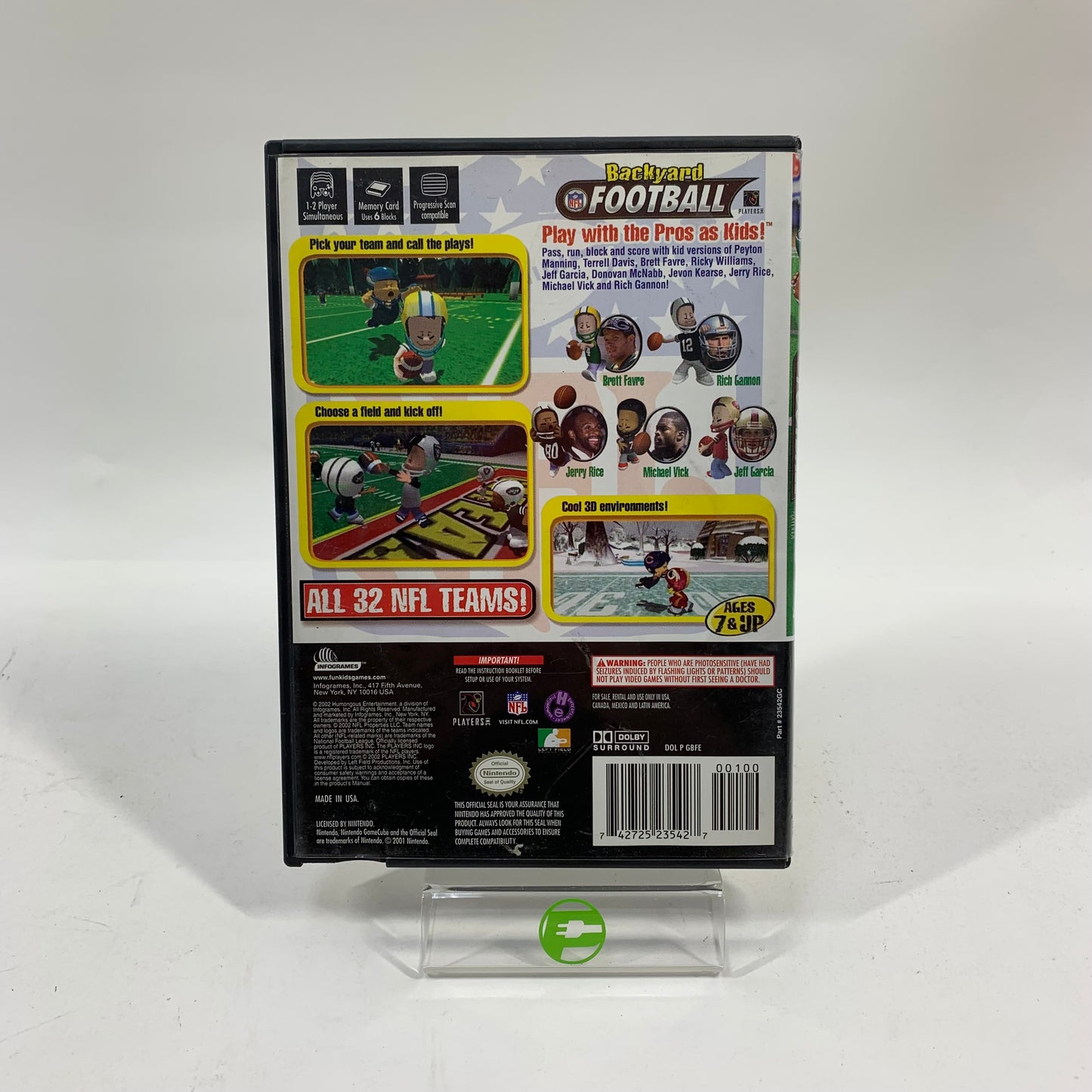Backyard Football (Nintendo GameCube, 2002)