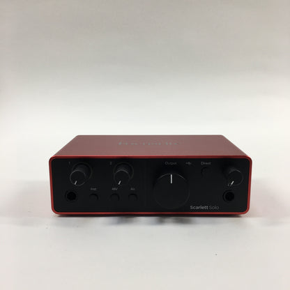 Scarlett Focusrite Solo 4th Gen Audio Interface Recording Bundle