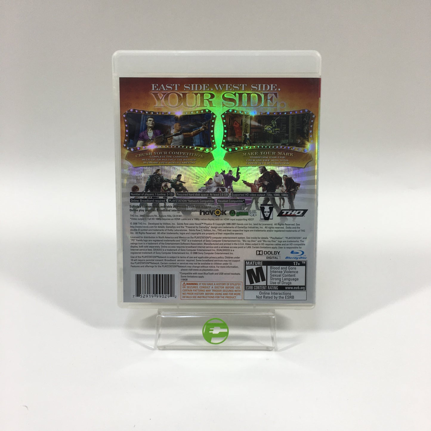 Saints Row 2 (Sony PlayStation 3 PS3, 2008)