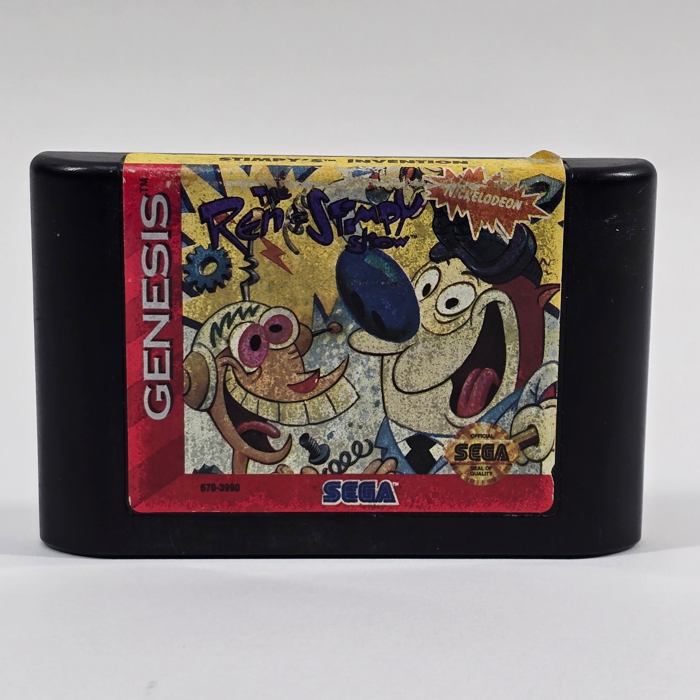 The Ren and Stimpy Show Stimpy's Invention (Sega Genesis, 1994) Cartridge Only