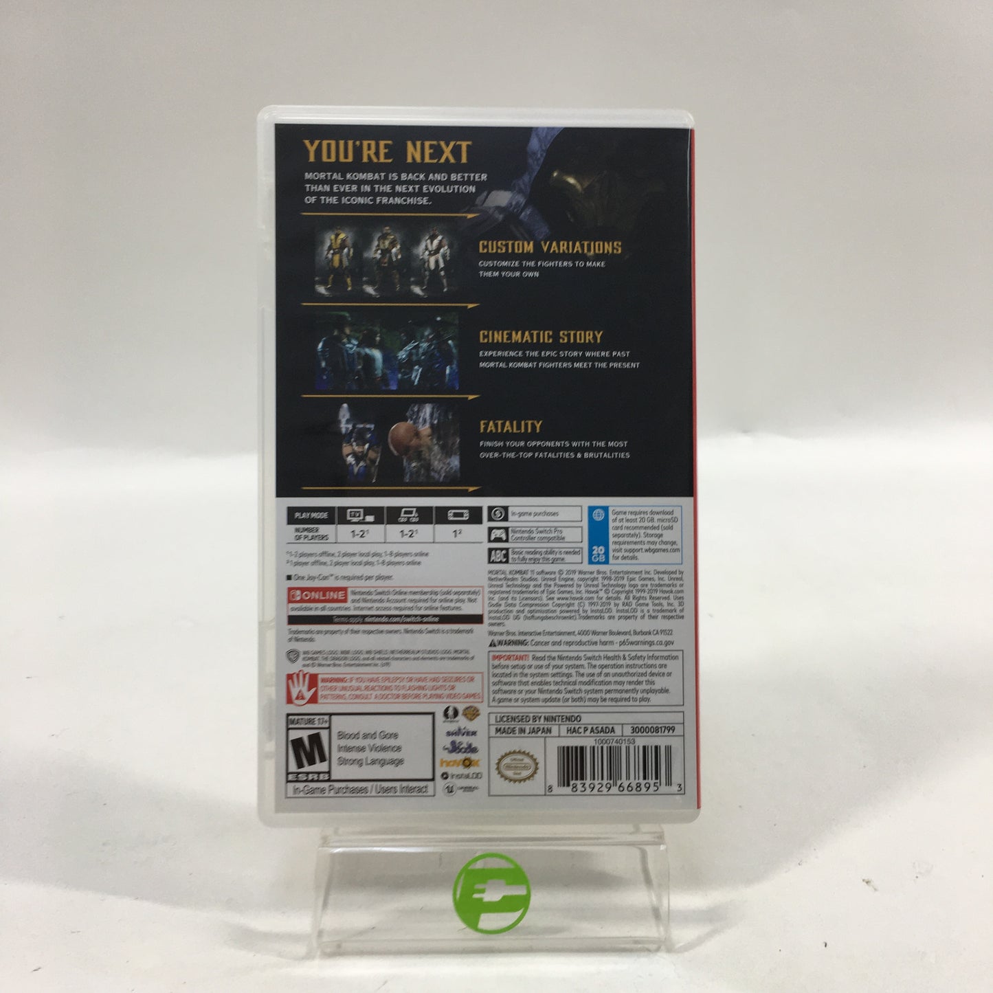 Mortal Kombat 11 (Nintendo Switch, 2019)