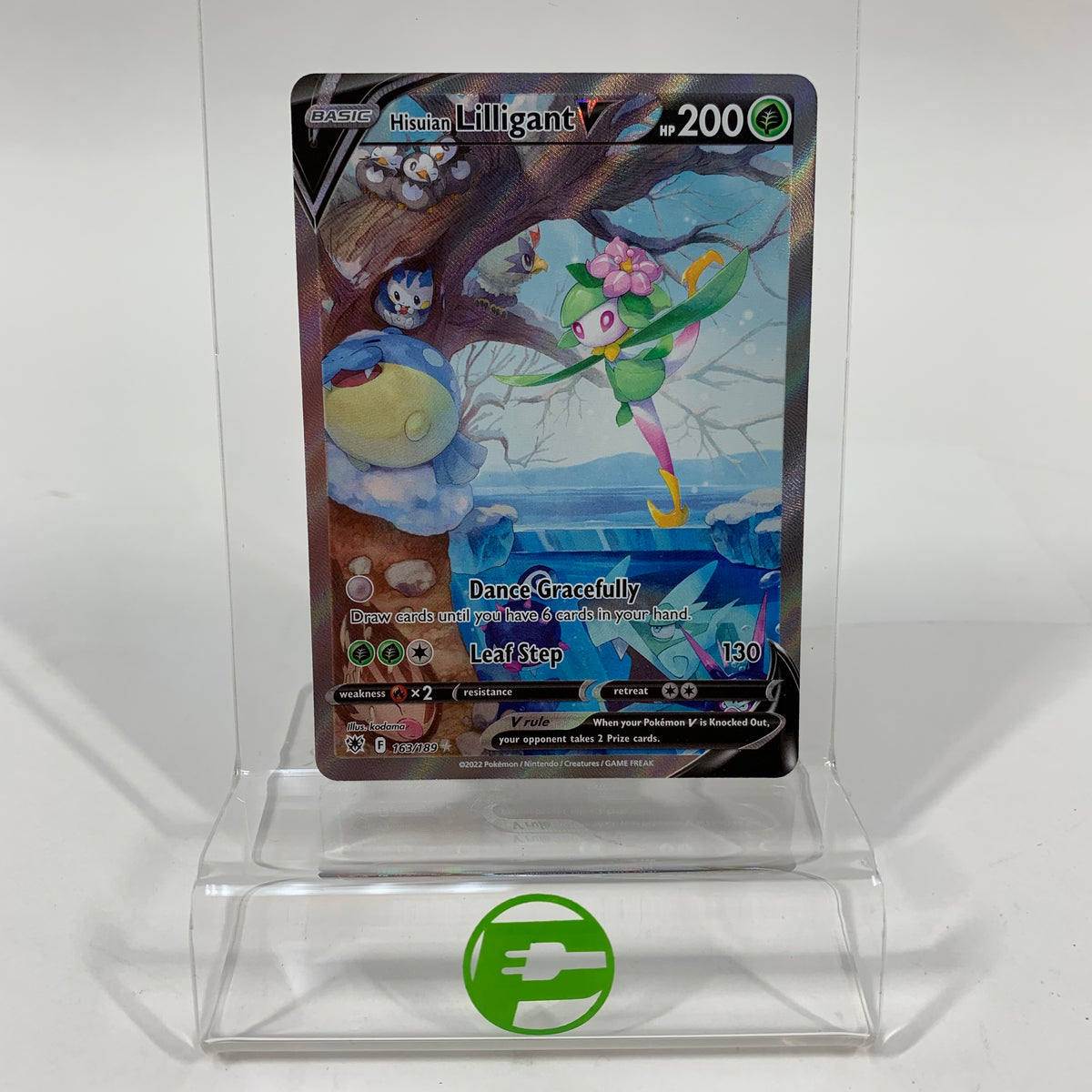 Pokémon TCG Astral Radiance Hisuian Lilligant V 163/189 Holo Textured English