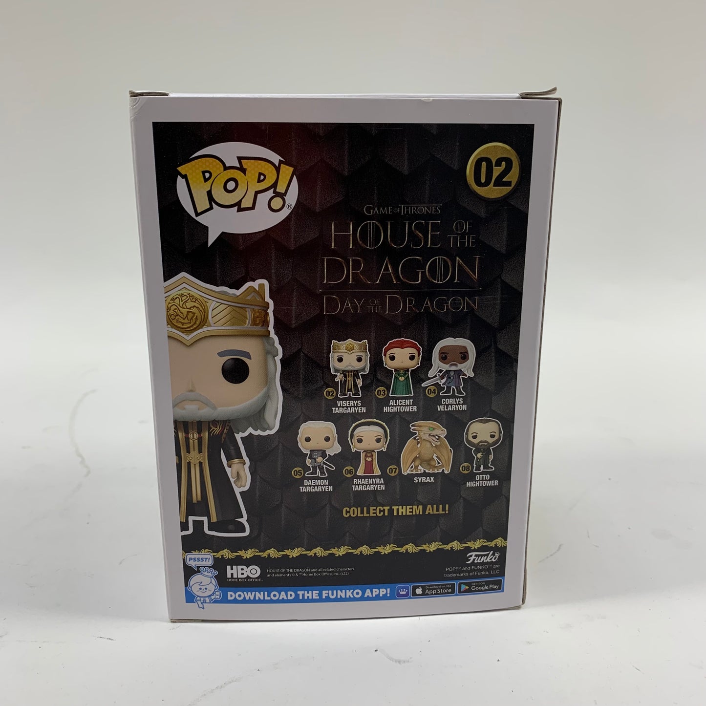 New Funko POP! House of the Dragon Vinyl Figure Viserys Targaryen #02