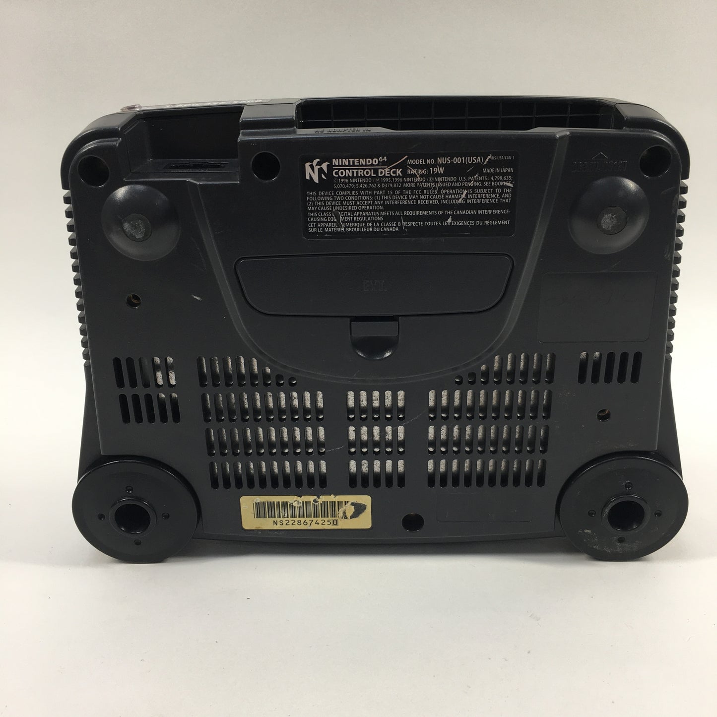 Nintendo 64 N64 Video Game Console NUS-001 Gray + Expansion Pack