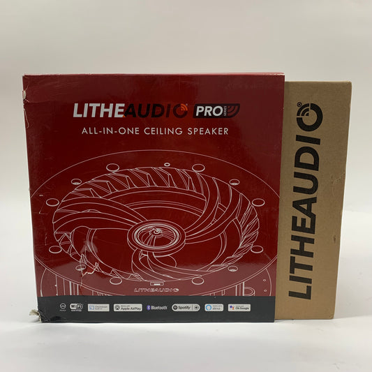 New LitheAudio LWF2Pro Ceiling Speaker Black 06500US