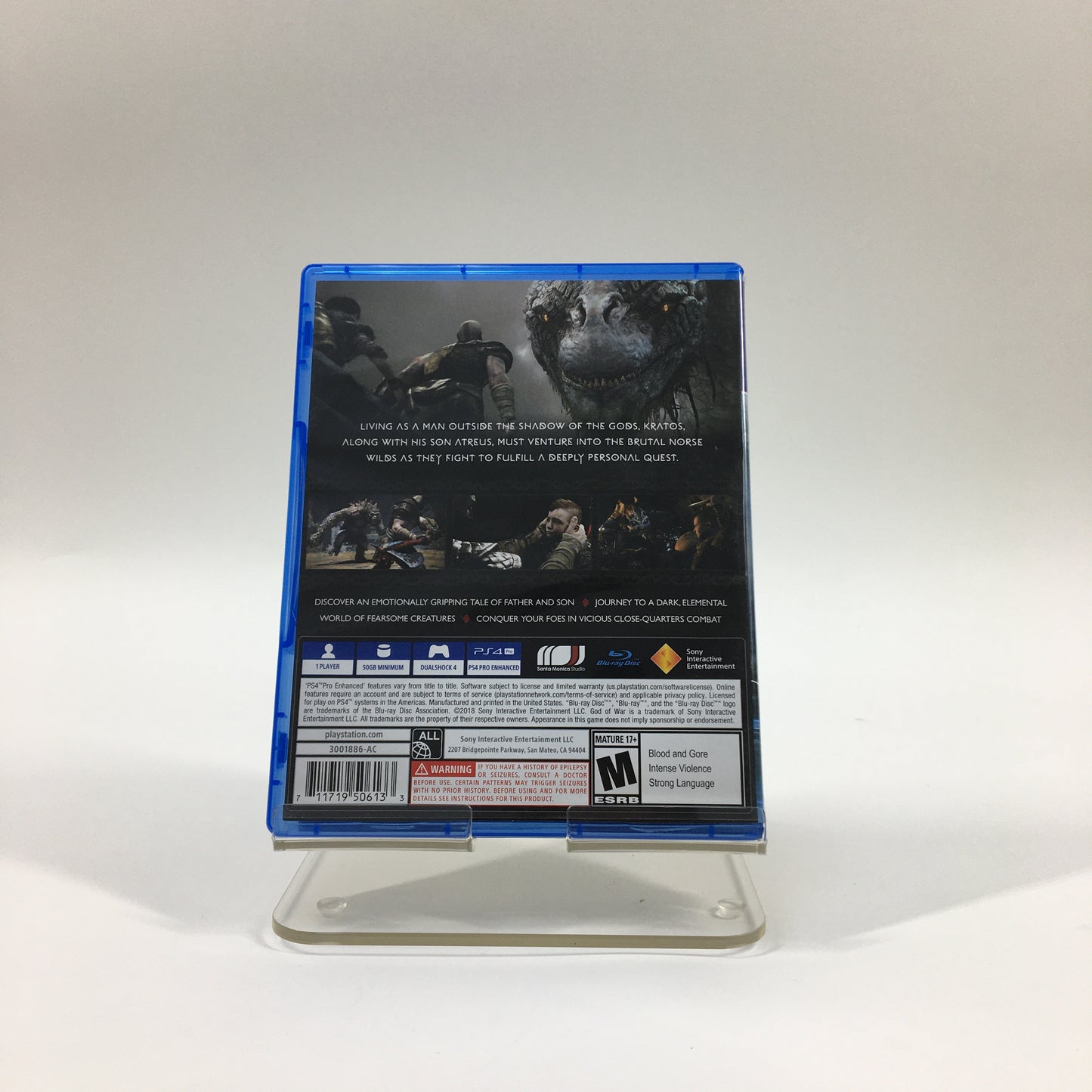 God of War (Sony PlayStation 4 PS4, 2018)