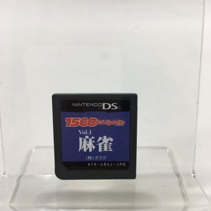 1500 DS Spirits Vol.1 Mahjong (Nintendo DS, 2007) JP