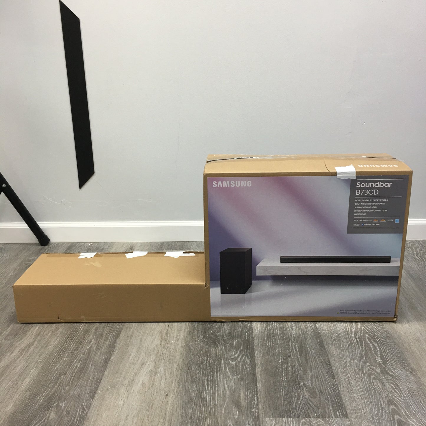 Samsung 5.1 Channel Soundbar with DTS Virtual:X & Wireless Subwoofer HW-B73CD