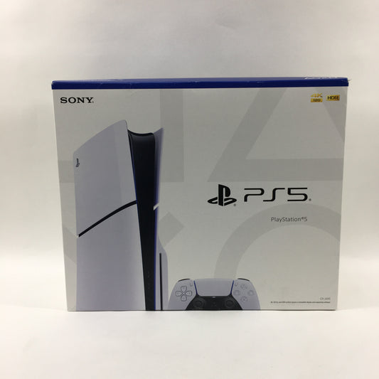 New Sony PlayStation 5 Slim Disc Edition 1TB White Gaming System CFI-2015