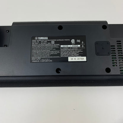 Yamaha ATS-1090 Sound Bar with Dual Built-in Subwoofers Black VCK7180