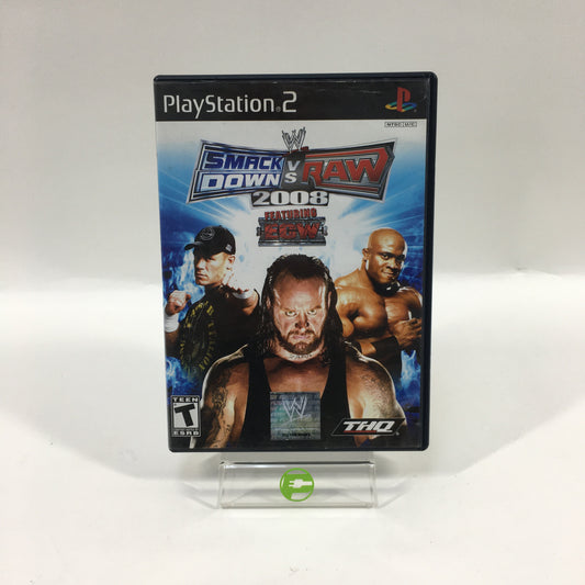 WWE Smackdown vs. Raw 2008 (Sony PlayStation 2 PS2, 2007)