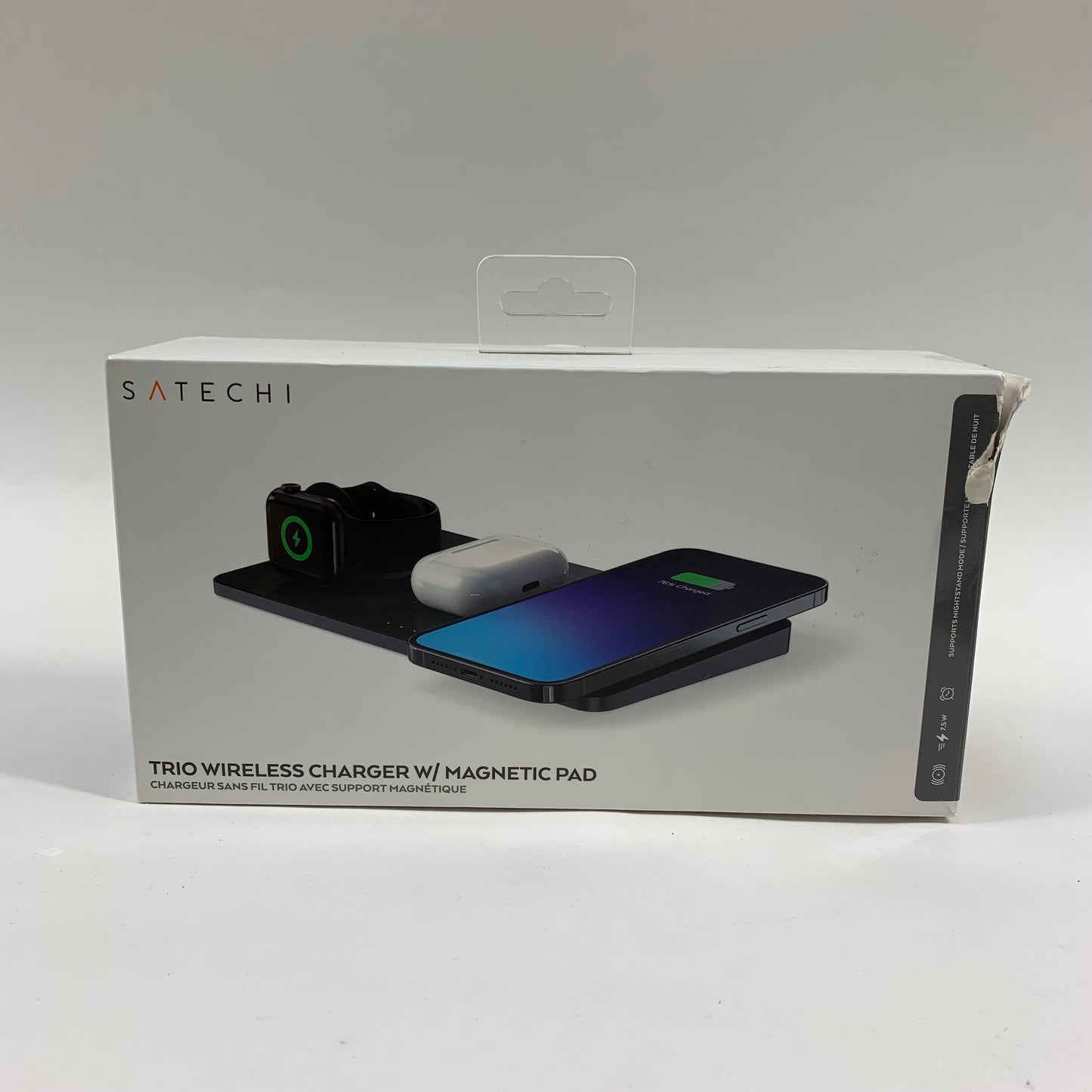 Satechi Trio Wireless Charger with Magnetic Pad Charging Pad ST-X3TWCPM