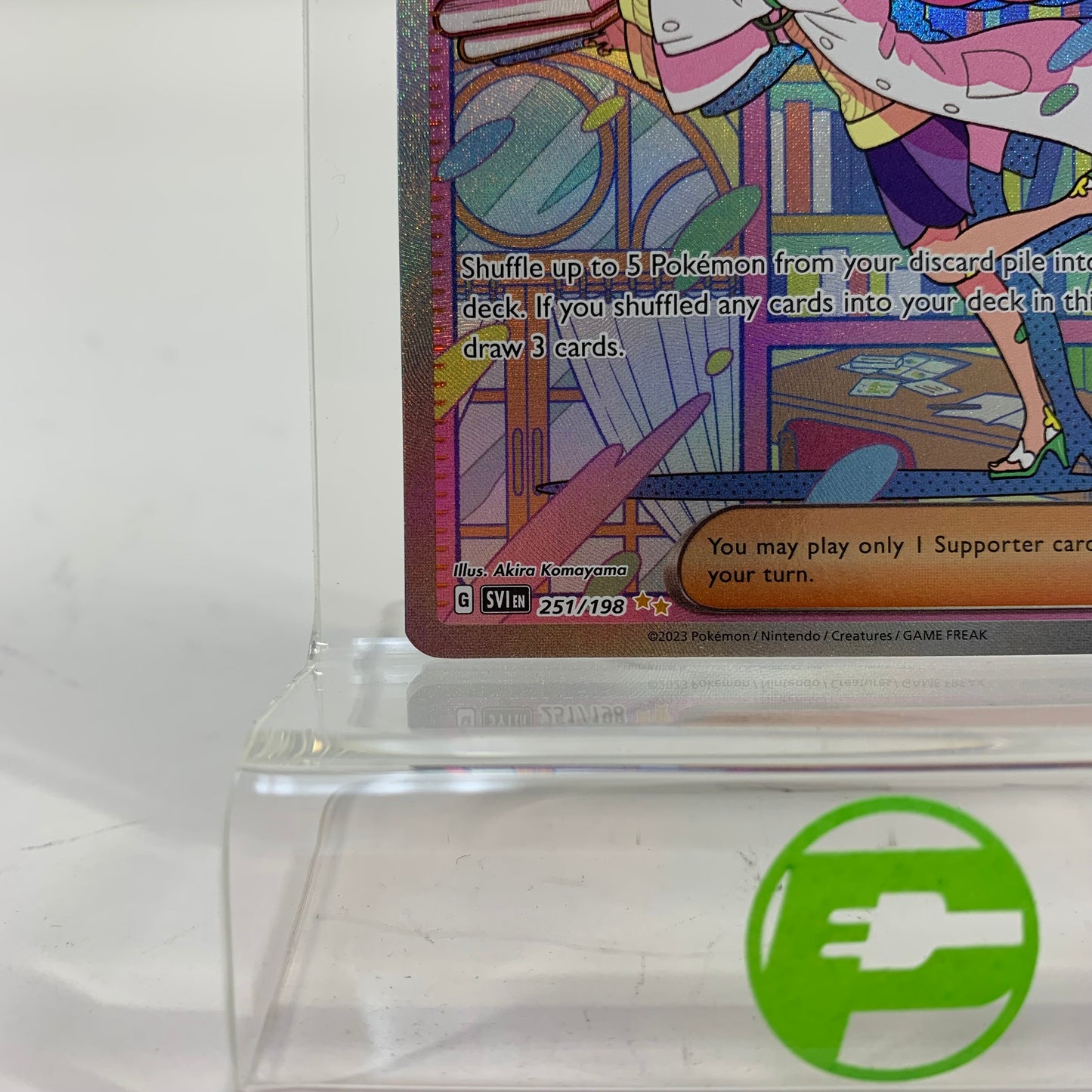 Pokémon TCG Scarlet & Violet Miriam 251/198 Holo Textured English