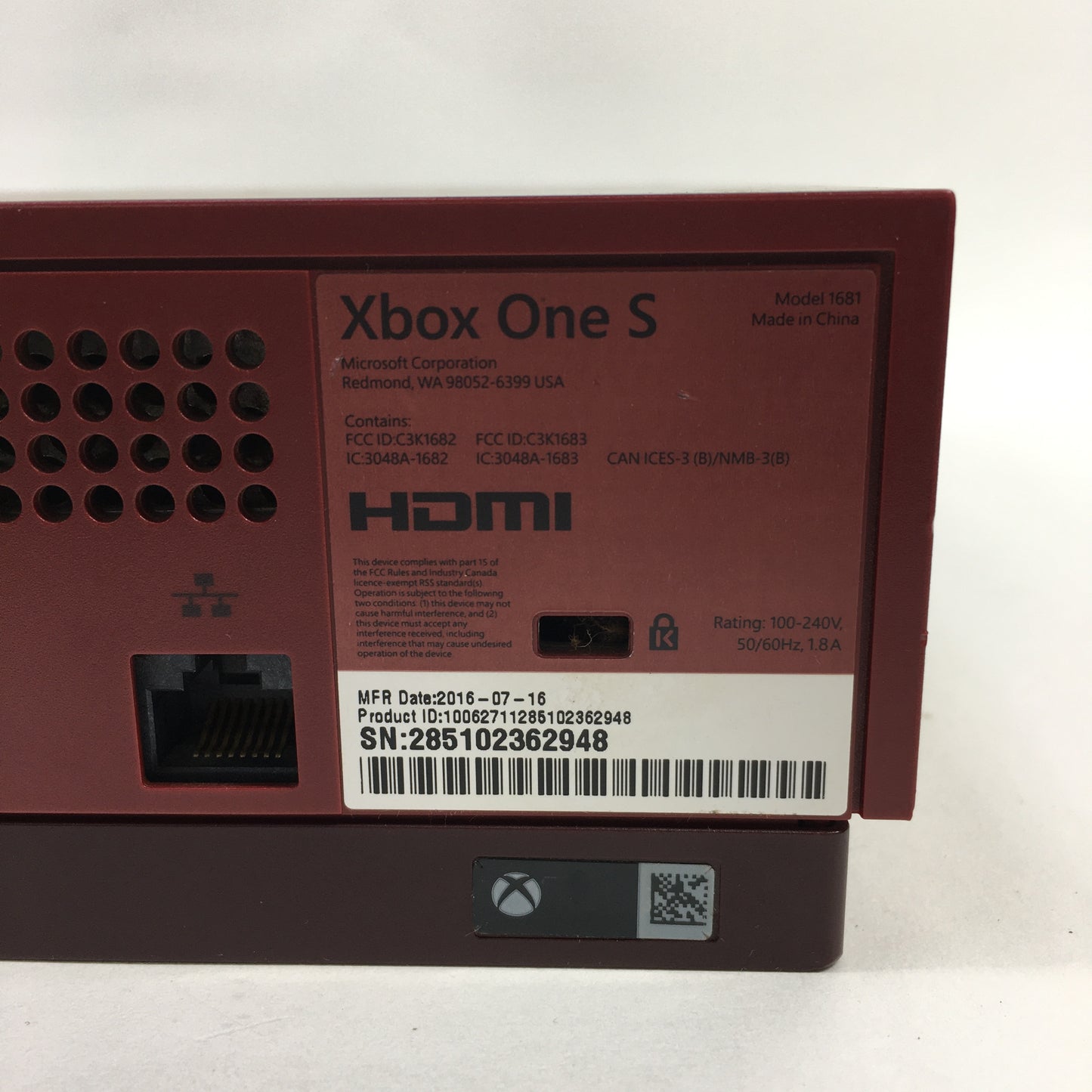 Microsoft Xbox One S 2TB Console Gaming System Gears of War 4 Limited Edition 1681