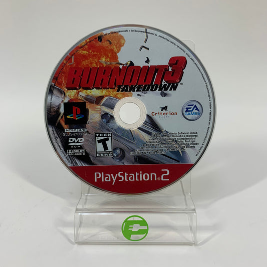 Burnout 3 Takedown (Playstation 2, 2004) Disc Only