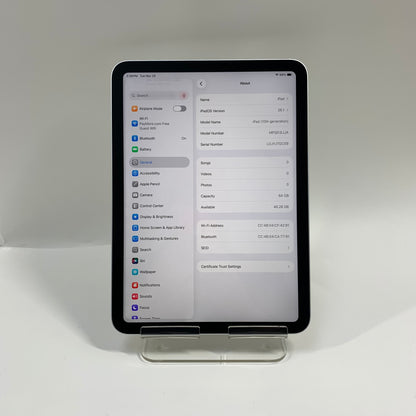 WiFi Only Apple iPad 10th Gen 64GB Silver MPQ03LL/A